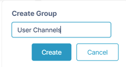 Create Group dialog box